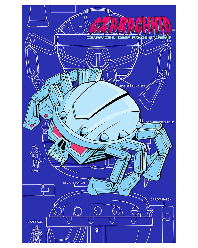 Czarachnid 12x18 Poster Print Limited to 100! - CZAR Comics
