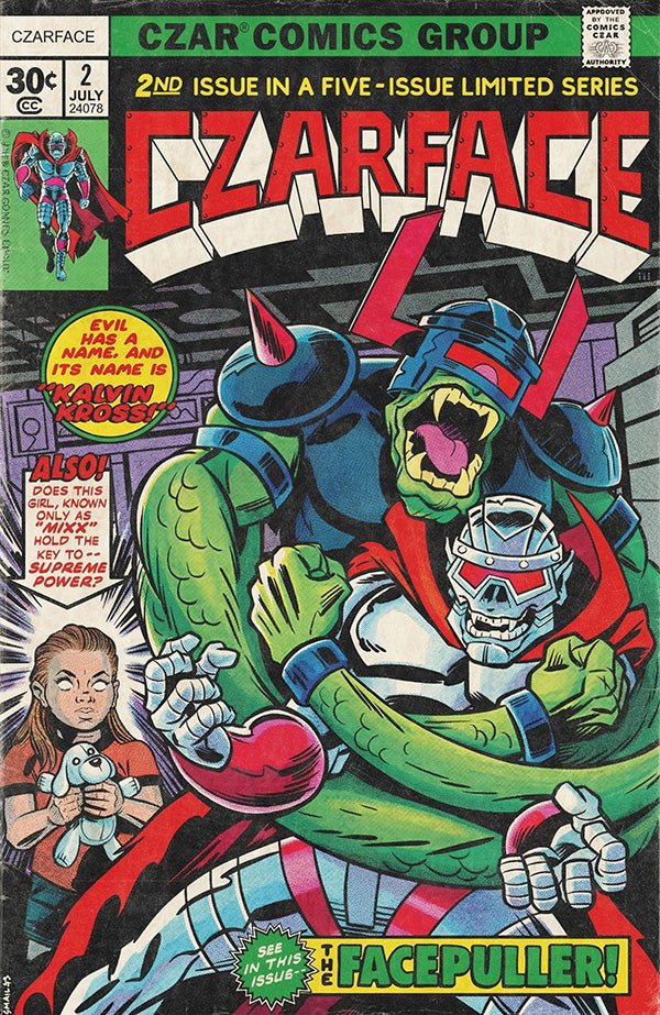 Limited Edition Czarface 2 Bundle Comic+ Patch+Art Print - CZAR Comics