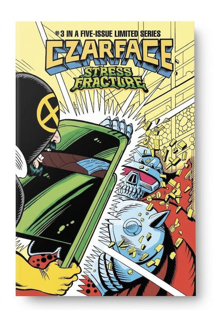 Limited Edition Czarface 3 Bundle Comic+ Sticker Sheet+Art Print - CZAR Comics