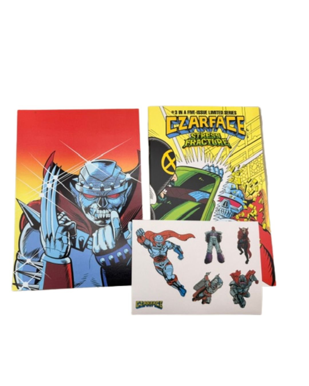 Limited Edition Czarface 3 Bundle Comic+ Sticker Sheet+Art Print - CZAR Comics